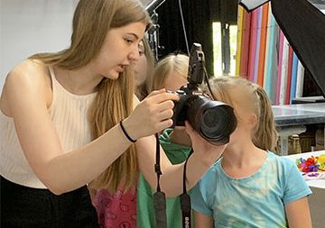 Fotokurs im Studio für SchülerInnen